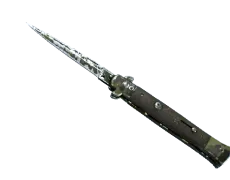 Image of ★ Stiletto Knife | Boreal Forest (Battle-Scarred)